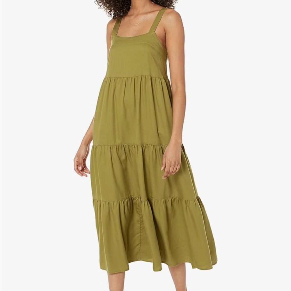 The Drop Womens Britt Tiered Maxi Tent Dress